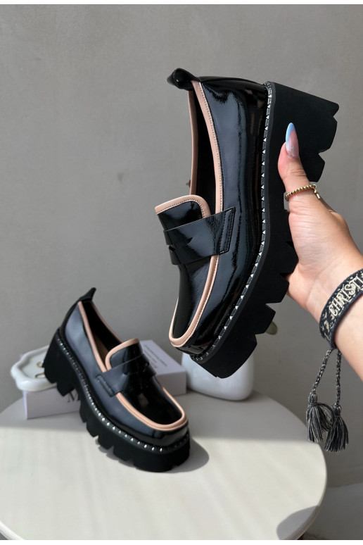 mokasíny D&A MR870-32 Černé   mokasíny D&A MR870-32 Černé