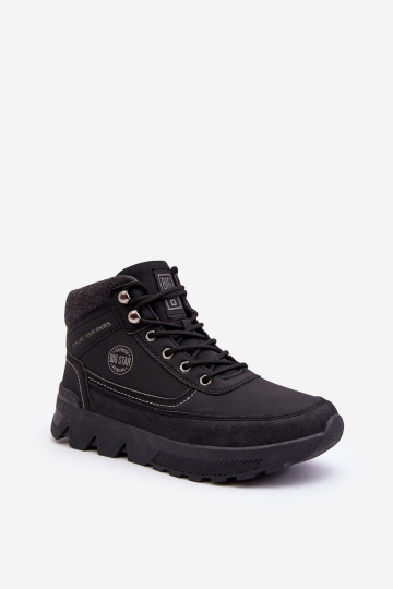 turistické boty Černé Big Star MM174016