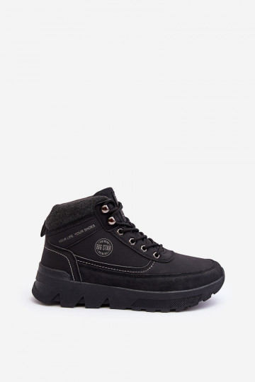 turistické boty Černé Big Star MM174016 2