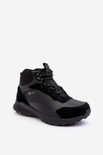 turistické boty zateplené Černé Big Star MM174334