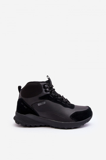turistické boty zateplené Černé Big Star MM174334 2