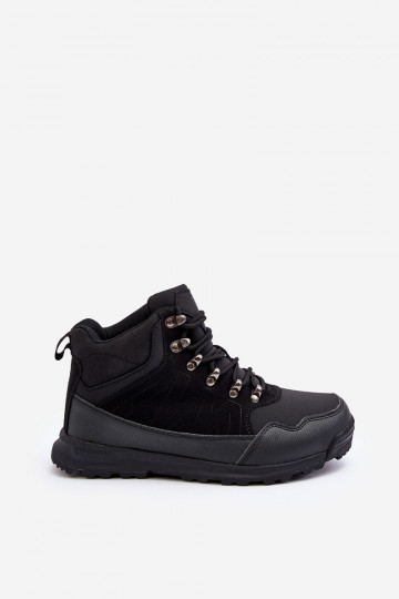 Zateplené turistické boty Černé Big Star MM274481 2