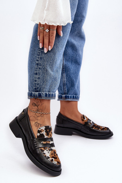 boty Dámské mokasíny  06250-01 Černé  boty Dámské mokasíny  06250-01 Černé