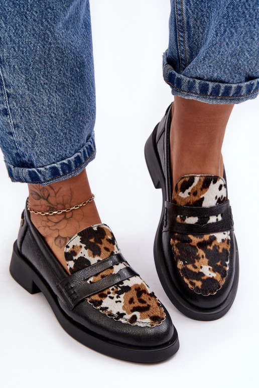 boty Dámské mokasíny  06250-01 Černé  boty Dámské mokasíny  06250-01 Černé