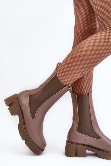 Dřeváky 2693/230 Laura Messi hnědá