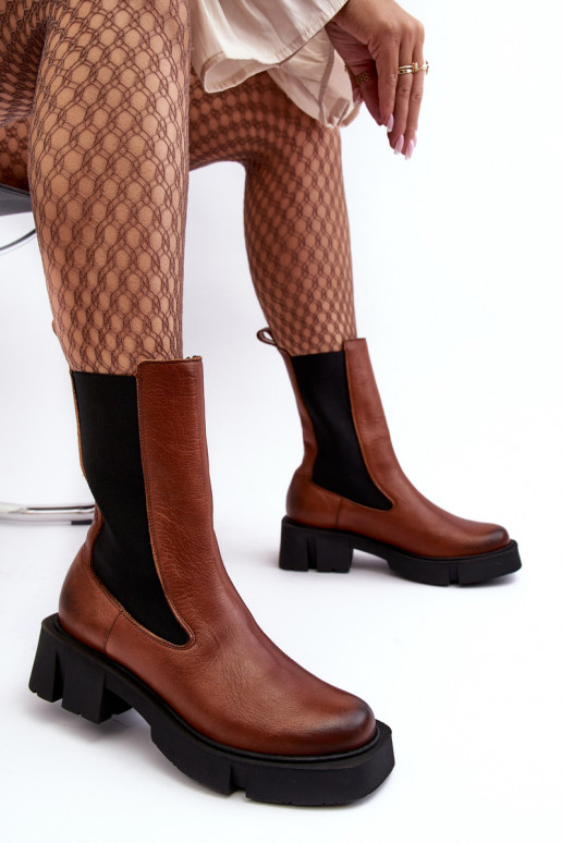 Dřeváky Laura Messi 2693/229 hnědá Dřeváky Laura Messi 2693/229 hnědá