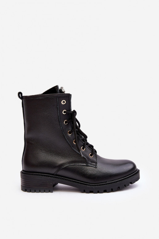 boty  s ornamenty Zazoo 1757 Černé   boty  s ornamenty Zazoo 1757 Černé