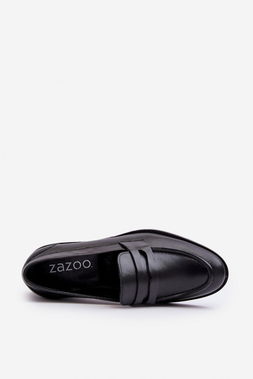 boty mokasíny Zazoo 1570/1 Černé   boty mokasíny Zazoo 1570/1 Černé