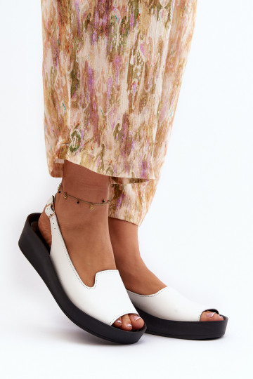 Zazoo 2893 Dámské sandály  na j Podeszwie bílé 2