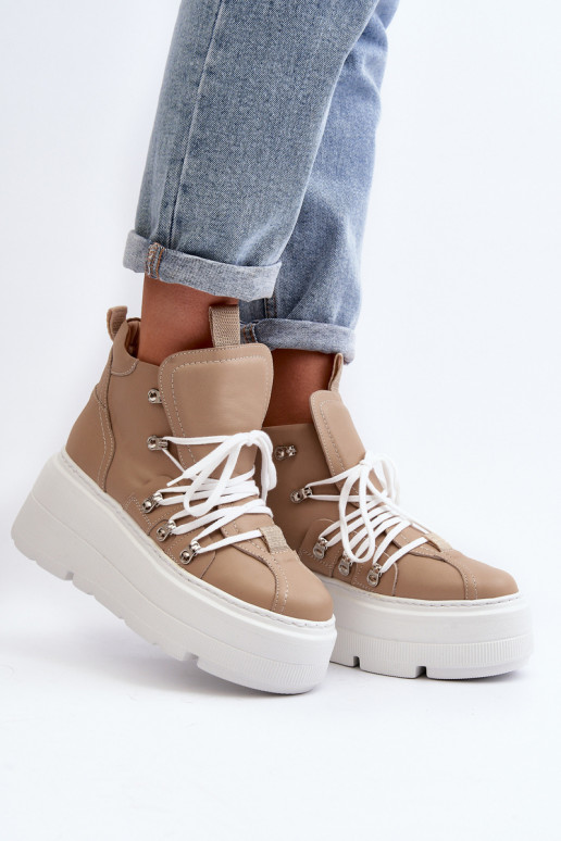 Zazoo 3416   tenisky béžové Zazoo 3416   tenisky béžové