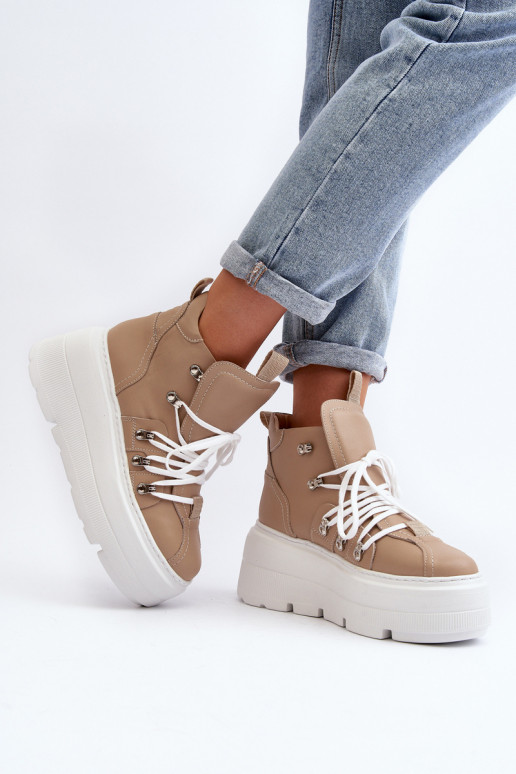 Zazoo 3416   tenisky béžové Zazoo 3416   tenisky béžové