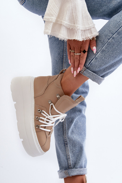 Zazoo 3416   tenisky béžové Zazoo 3416   tenisky béžové