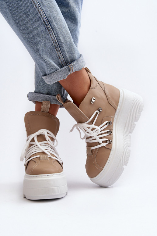 Zazoo 3416   tenisky béžové Zazoo 3416   tenisky béžové