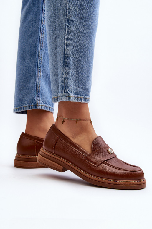 Zazoo 20165  Dámské mokasíny hnědá Zazoo 20165  Dámské mokasíny hnědá