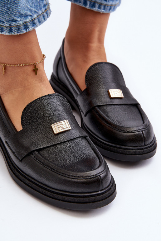 Zazoo 20165  Dámské mokasíny Černé Zazoo 20165  Dámské mokasíny Černé