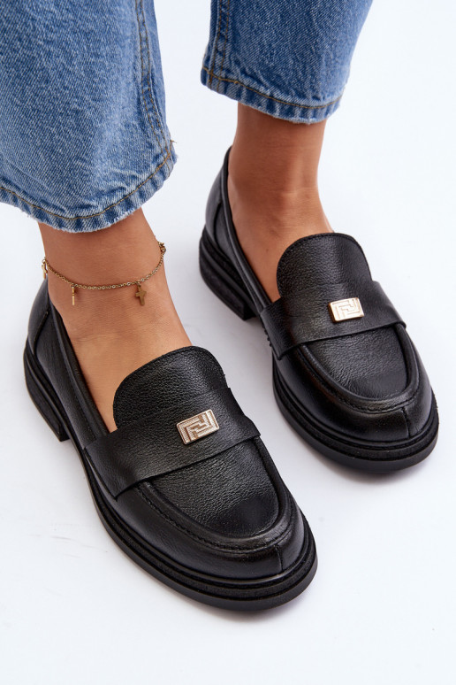 Zazoo 20165  Dámské mokasíny Černé Zazoo 20165  Dámské mokasíny Černé