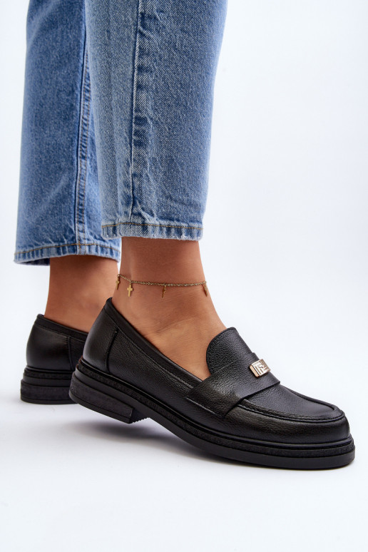 Zazoo 20165  Dámské mokasíny Černé Zazoo 20165  Dámské mokasíny Černé