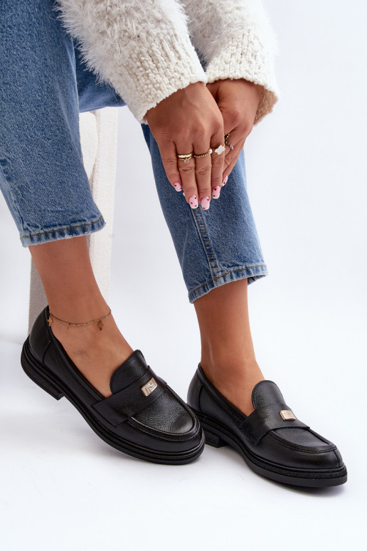 Zazoo 20165  Dámské mokasíny Černé Zazoo 20165  Dámské mokasíny Černé