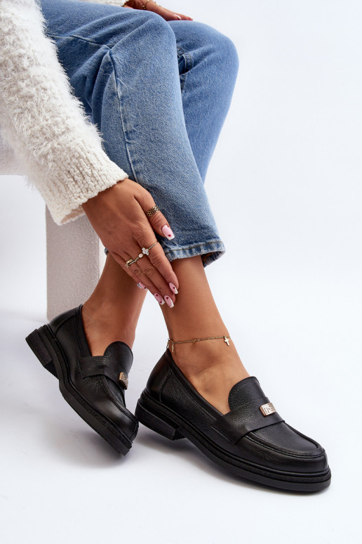 Zazoo 20165  Dámské mokasíny Černé Zazoo 20165  Dámské mokasíny Černé