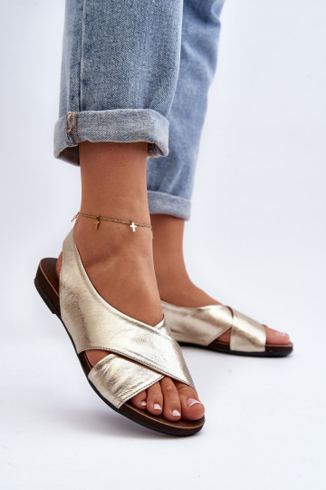 Zazoo 40407 Žabky   zlaté barvy