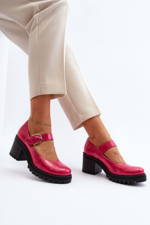 Zazoo 20166 s efektem laku  Obuv růžová Zazoo 20166 s efektem laku  Obuv růžová