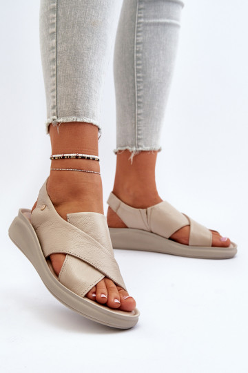 Zazoo 40392 Dámské sandály  béžové