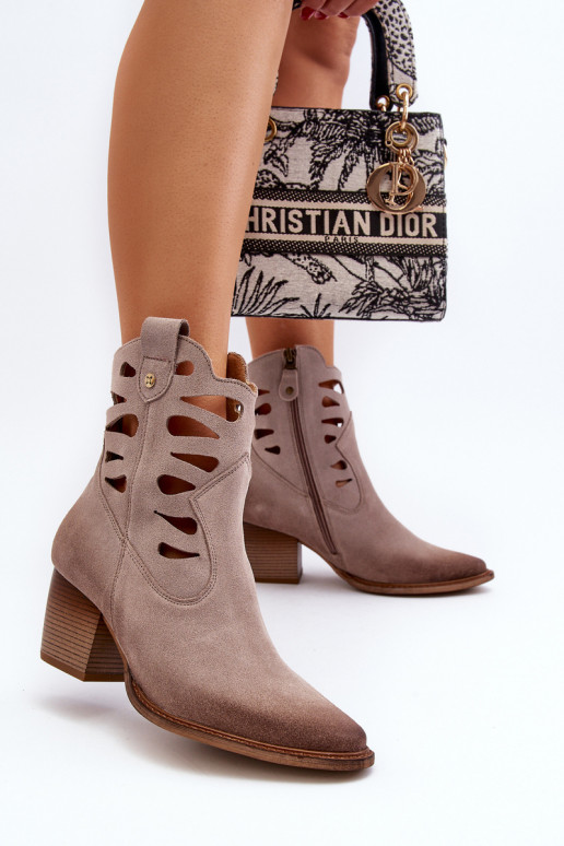 Dřeváky  06412-04 béžové Dřeváky  06412-04 béžové