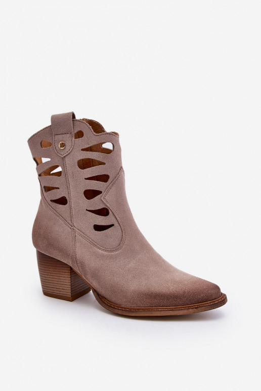 Dřeváky  06412-04 béžové Dřeváky  06412-04 béžové