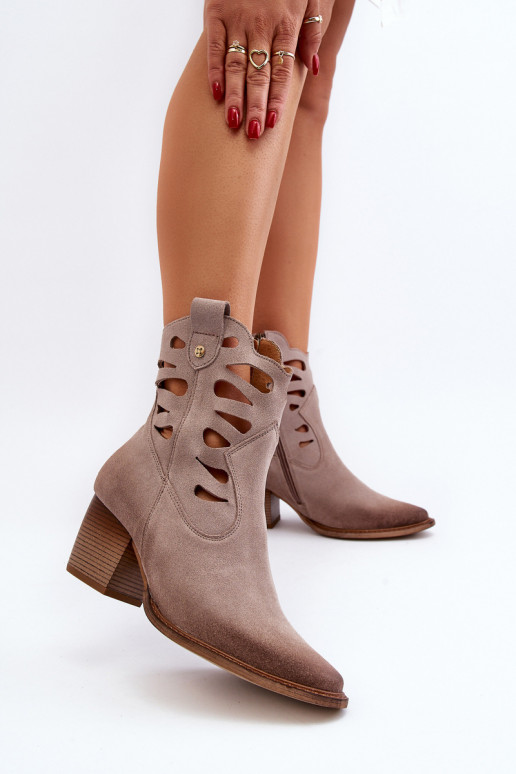 Dřeváky  06412-04 béžové Dřeváky  06412-04 béžové