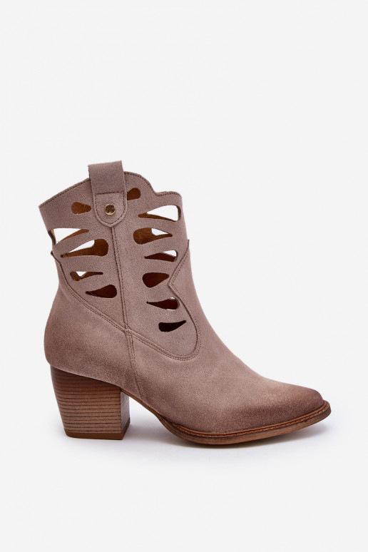 Dřeváky  06412-04 béžové Dřeváky  06412-04 béžové