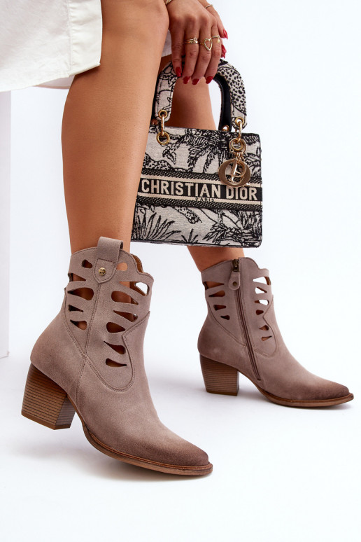 Dřeváky  06412-04 béžové Dřeváky  06412-04 béžové