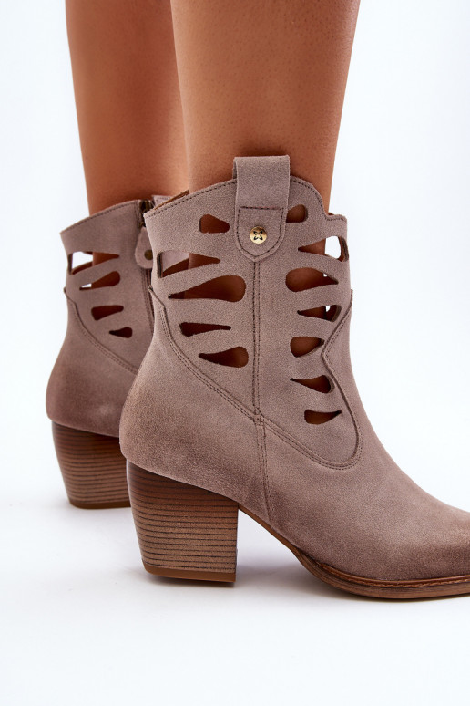 Dřeváky  06412-04 béžové Dřeváky  06412-04 béžové