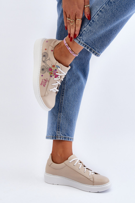 Zazoo 024/TAMARA  Tenisky  béžové Zazoo 024/TAMARA  Tenisky  béžové
