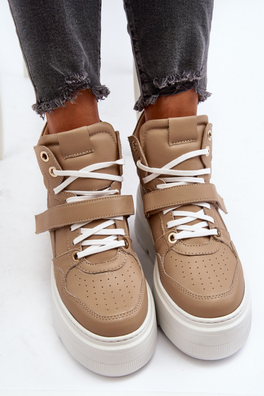 Zazoo 3450  Tenisky  béžové Zazoo 3450  Tenisky  béžové