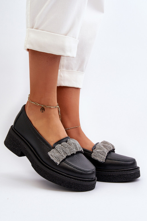 Zazoo 3419 Dámské mokasíny   Černé Zazoo 3419 Dámské mokasíny   Černé