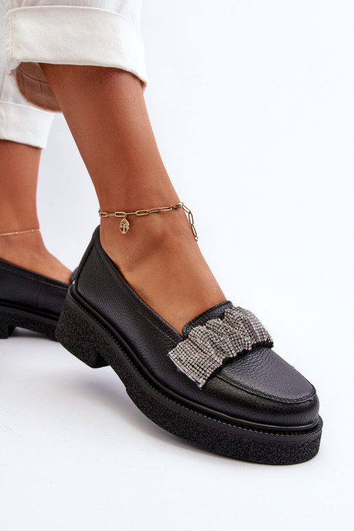 Zazoo 3419 Dámské mokasíny   Černé Zazoo 3419 Dámské mokasíny   Černé