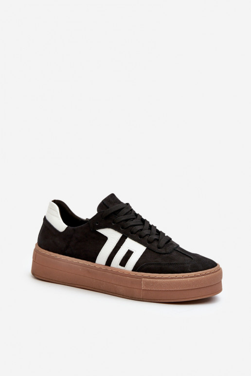 Zazoo N1095S2 Tenisky   s platformou Černé Zazoo N1095S2 Tenisky   s platformou Černé