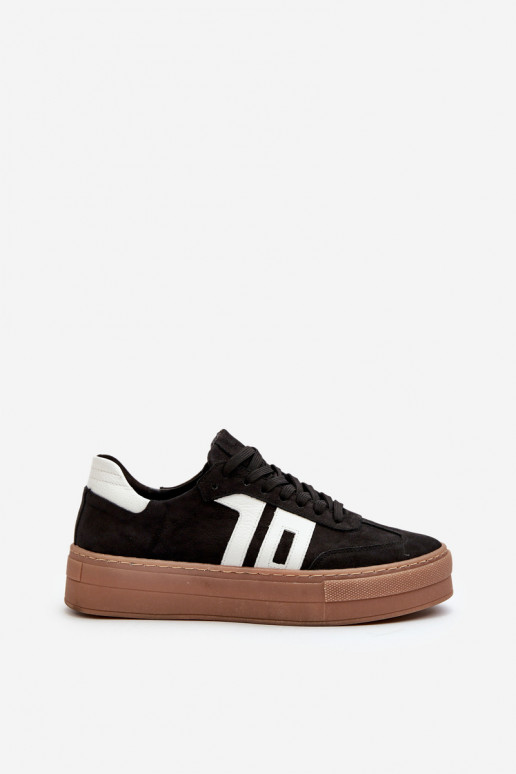 Zazoo N1095S2 Tenisky   s platformou Černé Zazoo N1095S2 Tenisky   s platformou Černé