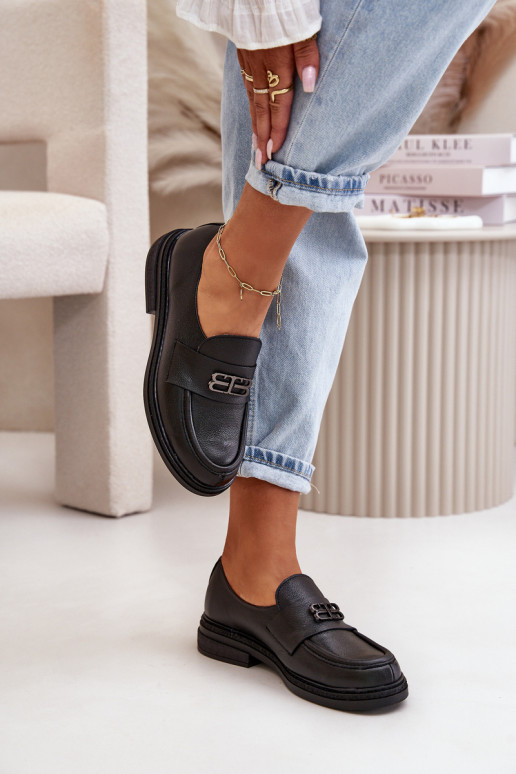 Zazoo 20174  Elegantní styl boty  s širokými podpatky Černé Zazoo 20174  Elegantní styl boty  s širokými podpatky Černé