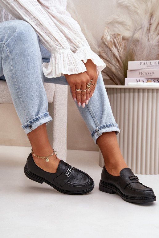 Zazoo 20174  Elegantní styl boty  s širokými podpatky Černé Zazoo 20174  Elegantní styl boty  s širokými podpatky Černé