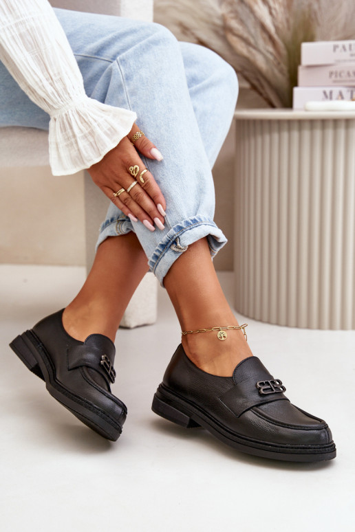 Zazoo 20174  Elegantní styl boty  s širokými podpatky Černé Zazoo 20174  Elegantní styl boty  s širokými podpatky Černé