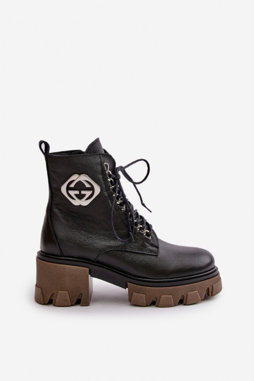 Zazoo 60376  zateplené Dřeváky se zipy Černé