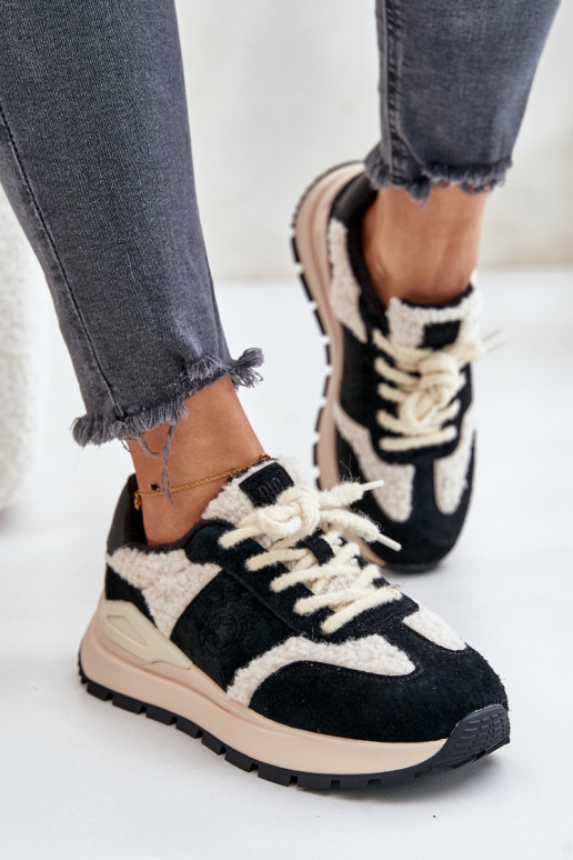 zateplené Tenisky   Big Star OO274A318 HI-POLY SYSTEM Černé zateplené Tenisky   Big Star OO274A318 HI-POLY SYSTEM Černé