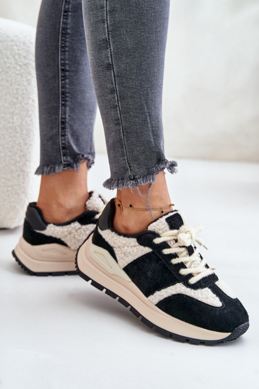 zateplené Tenisky   Big Star OO274A318 HI-POLY SYSTEM Černé zateplené Tenisky   Big Star OO274A318 HI-POLY SYSTEM Černé