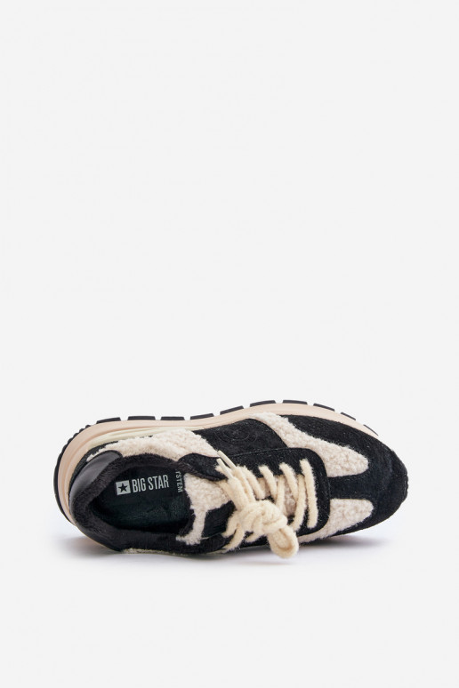zateplené Tenisky   Big Star OO274A318 HI-POLY SYSTEM Černé zateplené Tenisky   Big Star OO274A318 HI-POLY SYSTEM Černé
