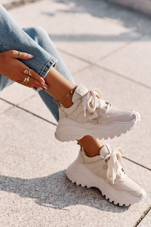 Tenisky béžové CheBello 4583   Tenisky béžové CheBello 4583