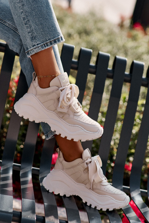 Tenisky béžové CheBello 4583   Tenisky béžové CheBello 4583