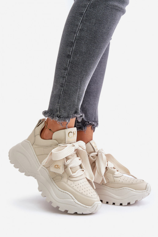 Tenisky béžové CheBello 4583   Tenisky béžové CheBello 4583