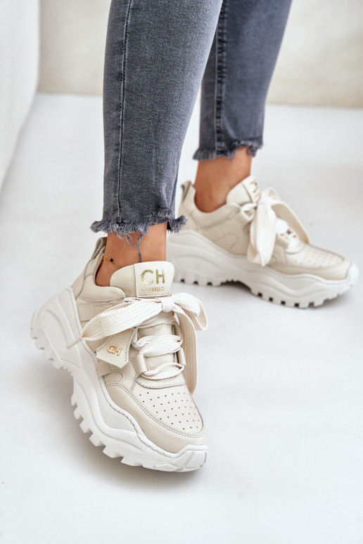 Tenisky béžové CheBello 4583   Tenisky béžové CheBello 4583