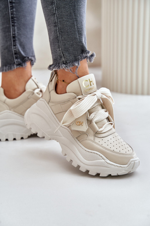 Tenisky béžové CheBello 4583   Tenisky béžové CheBello 4583